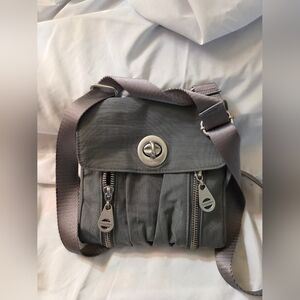 Baggallini Tokyo Mini Crossbody steel Gray